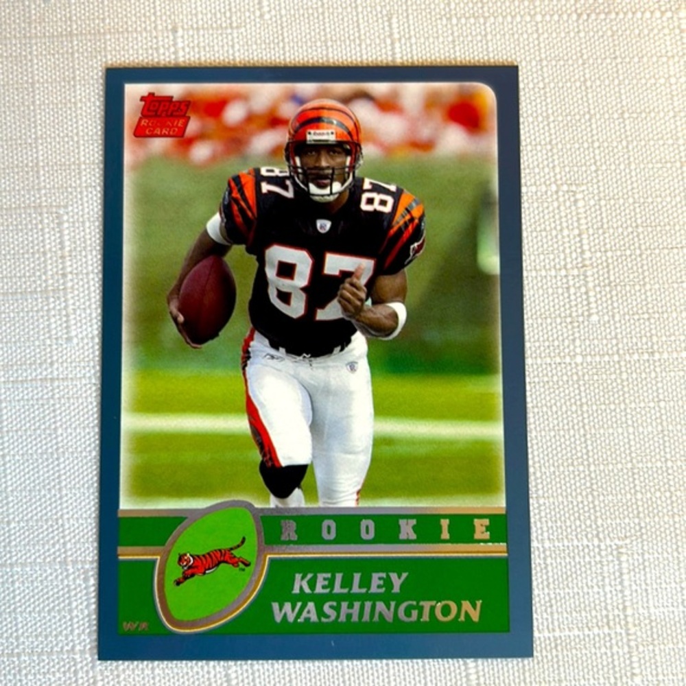 Topps Rookie Card NFL Kelley Washington Cincinnati Bengals